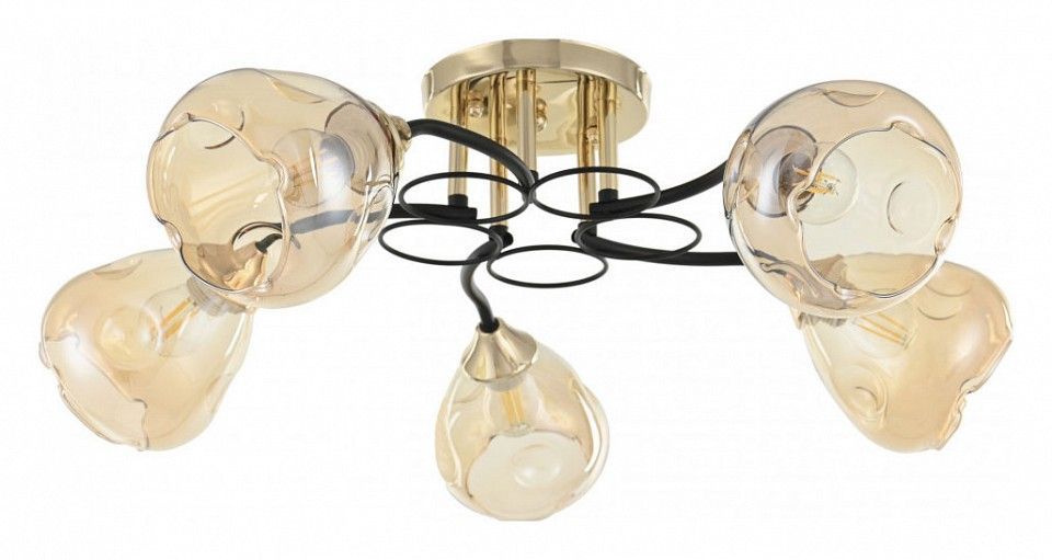 Потолочная люстра Arte Milano AMALFI-324106 324106/5 FG+BK
