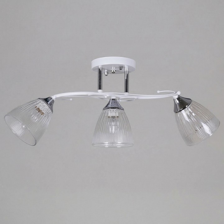 Люстра на штанге Reluce  55560-0.3-03 WH+CR