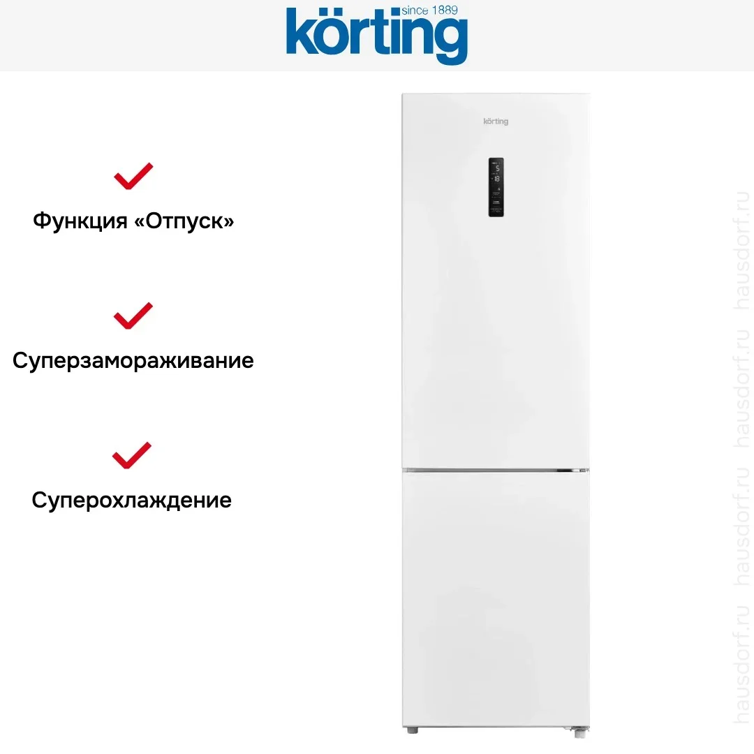 Холодильник Korting KNFC 62012 W