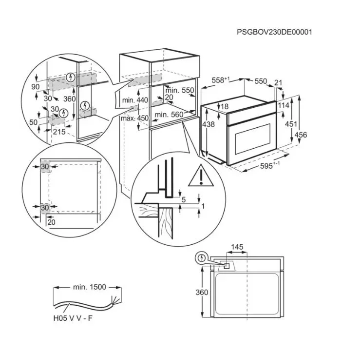 Встраиваемая микроволновая печь Electrolux LVM9E2XZ