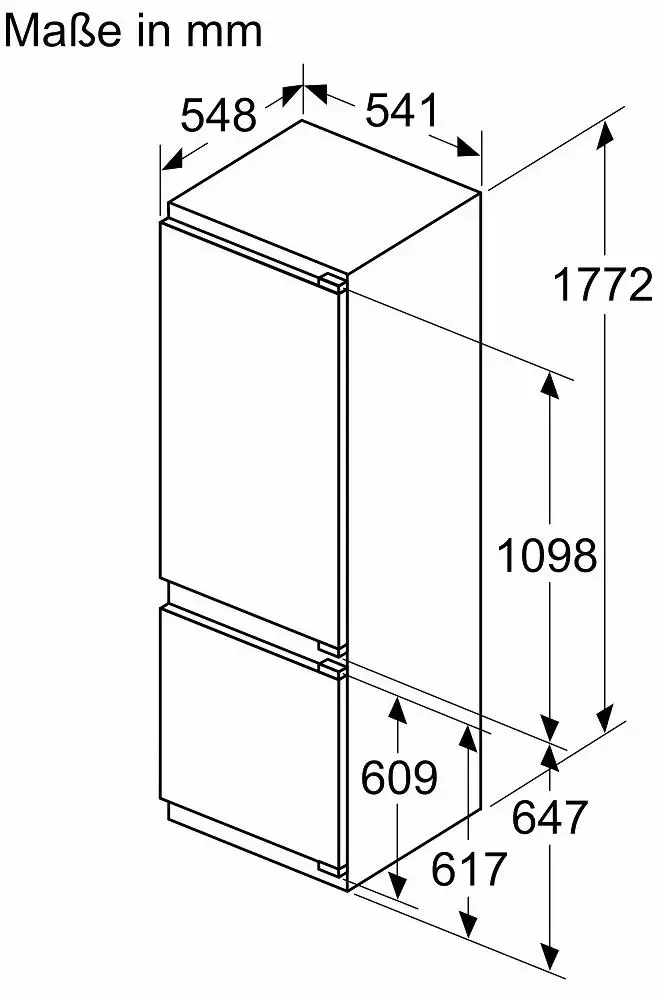 Встраиваемый холодильник Neff KI5872FE0