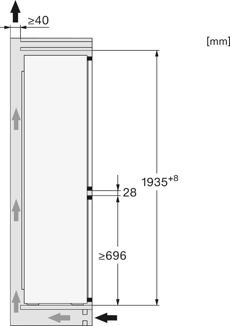 Встраиваемый холодильник Miele KFN 7934 D