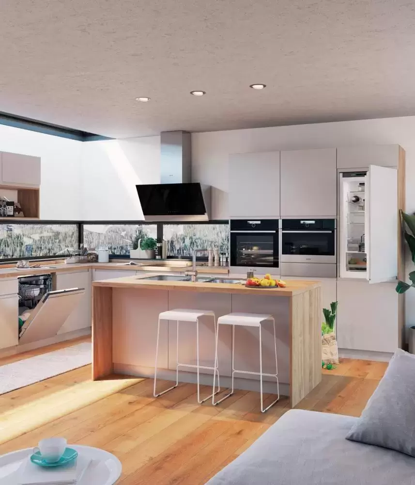 Встраиваемый двухкамерный холодильник Gorenje NRKI4182A1