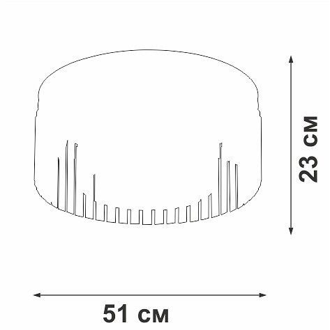 Потолочная люстра Vitaluce V5180 V5180-1/8PL