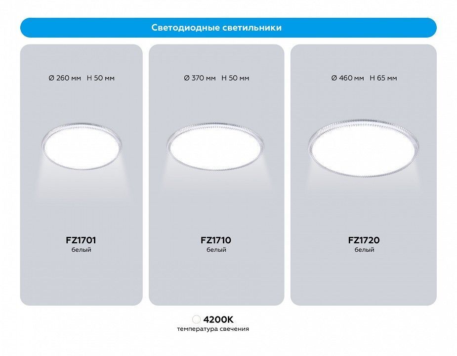 Накладной светильник Ambrella Light  FZ1710