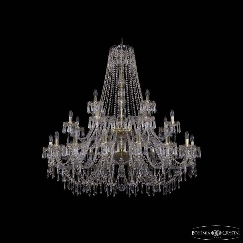 Подвесная люстра Bohemia Ivele Crystal 1403 1403/16+8+4/460/2d G