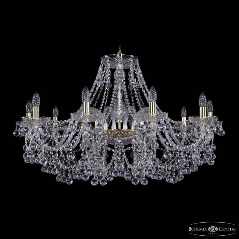 Подвесная люстра Bohemia Ivele Crystal 1409 1409/10/360 G