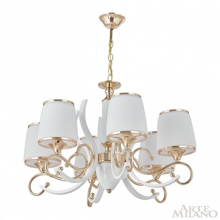 Подвесная люстра Arte Milano Florentia-3857 303857/6 Wh/Gd
