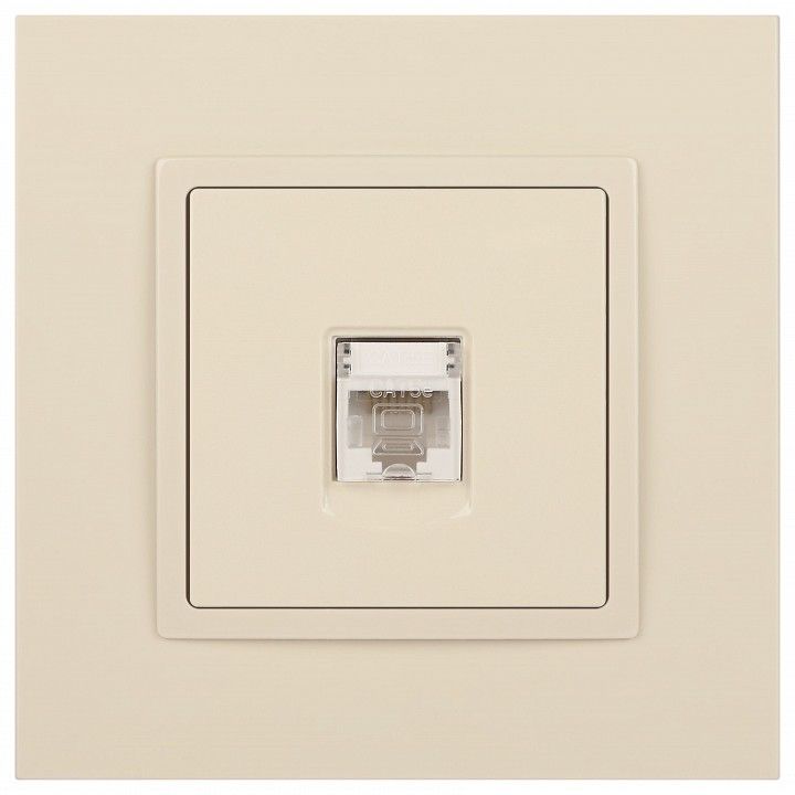 Розетка Ethernet RJ-45 без рамки Эра Эра Elegance 14-3107-02