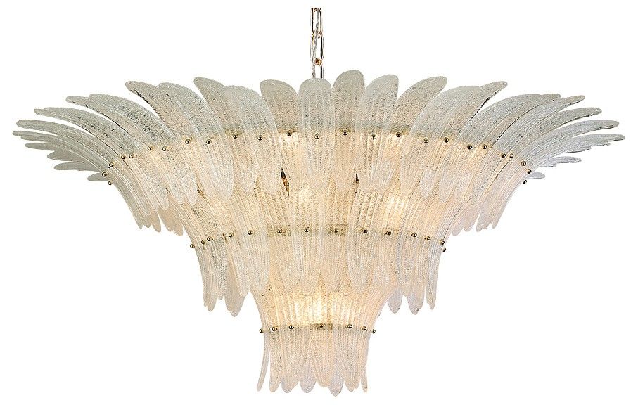 Подвесная люстра Newport 8800 8821/C gold white