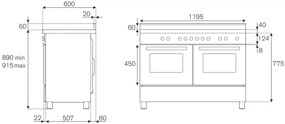 Варочный центр Bertazzoni HER125I2EAVT