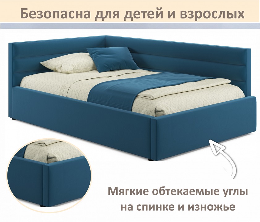 Кровать односпальная Aura 900