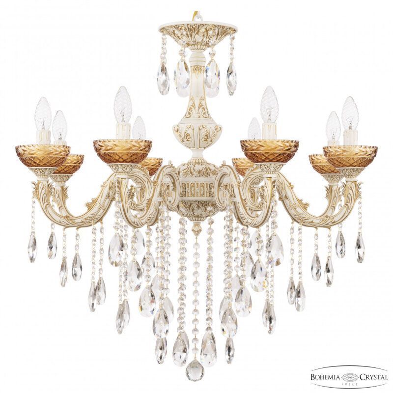 Подвесная люстра Bohemia Ivele Crystal AL7901 AL79101/8/250 B WMG P Amber/M-1F