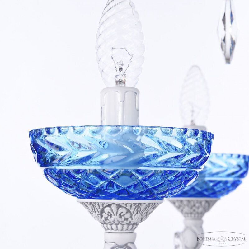 Подвесная люстра Bohemia Ivele Crystal AL7801 AL78101/16+8+8/300/3d B WMN P Aquamarine/M-1F