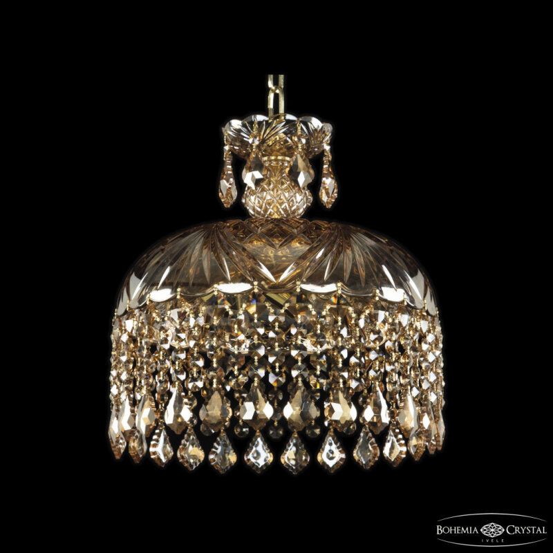 Подвесная люстра Bohemia Ivele Crystal 1478 14781/35 G Leafs M721