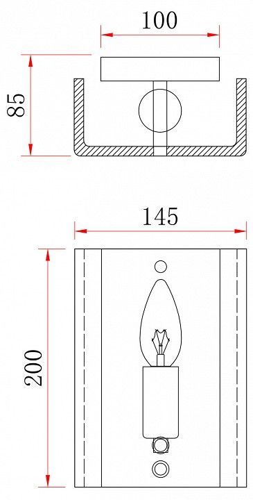 Накладной светильник Freya Фреско FR5190WL-01BS2