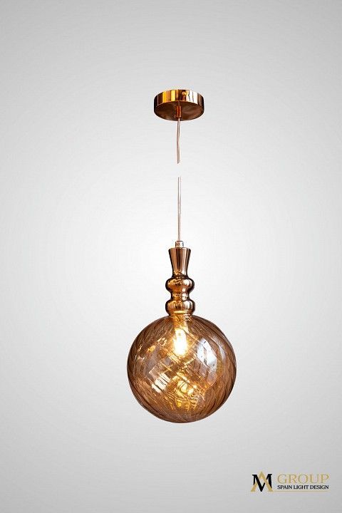 Подвесной светильник AM-Group AM354 AM354-D160 AMBER