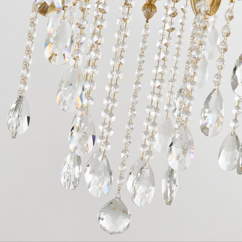 Подвесная люстра Bohemia Ivele Crystal AL7801 AL78101/8/250 B GW
