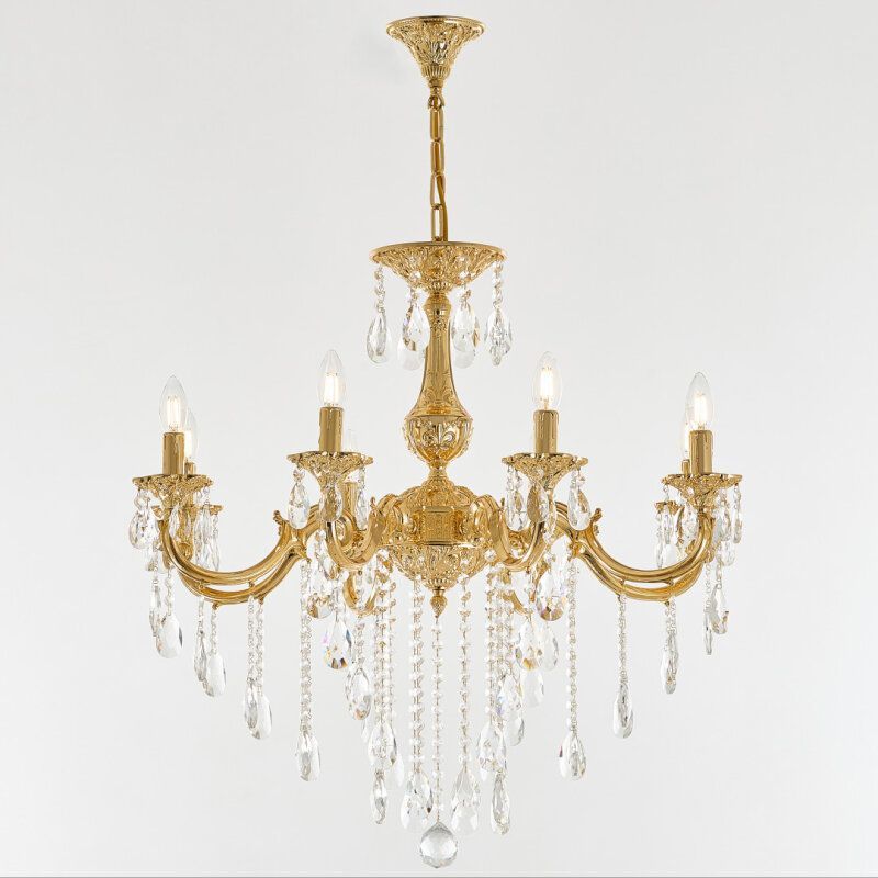 Подвесная люстра Bohemia Ivele Crystal AL7801 AL78101/8/250 B G
