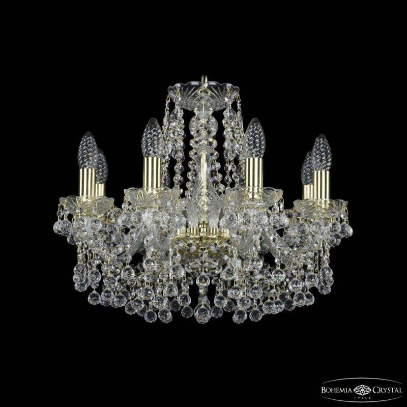 Подвесная люстра Bohemia Ivele Crystal 1409 1409/8/160 G