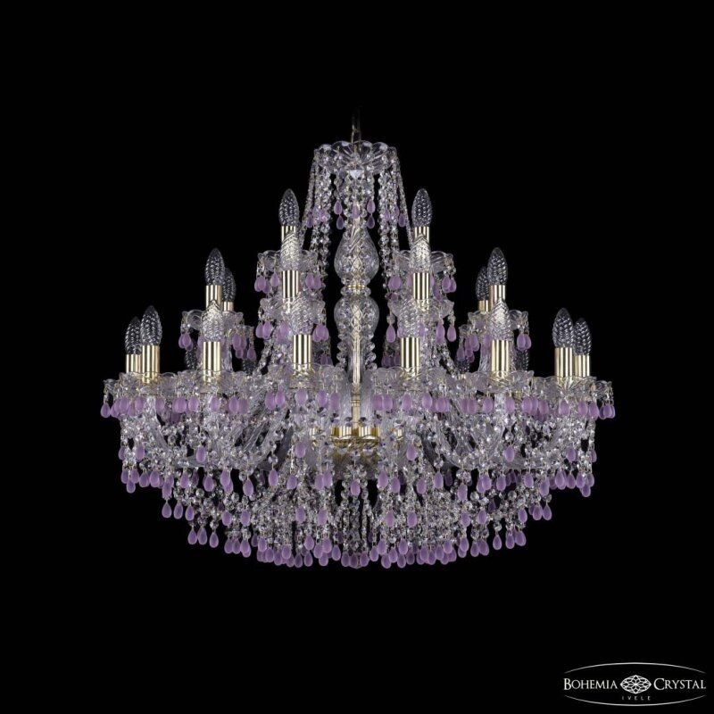 Подвесная люстра Bohemia Ivele Crystal 1410 1410/16+8+4/300 G V7010
