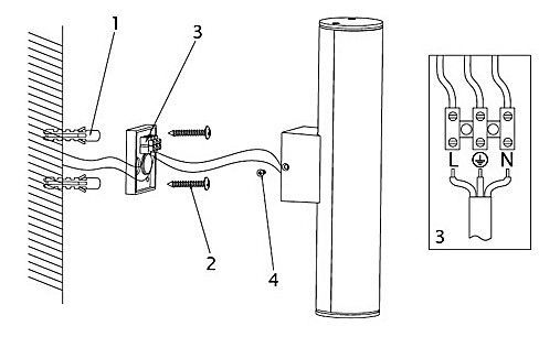 Светильник на штанге Globo Oskari 34185D