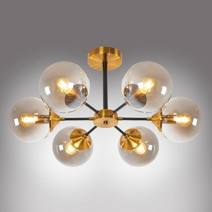 Люстра на штанге MyFar Fisher MR1741-6C