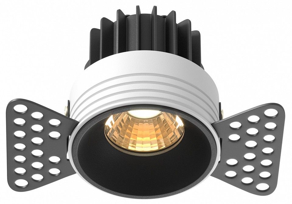 Встраиваемый светильник Maytoni Technical Раунд DL058-7W2.7K-TRS-B