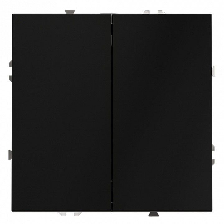 Выключатель двухклавишный без рамки Voltum S70 VLS020108