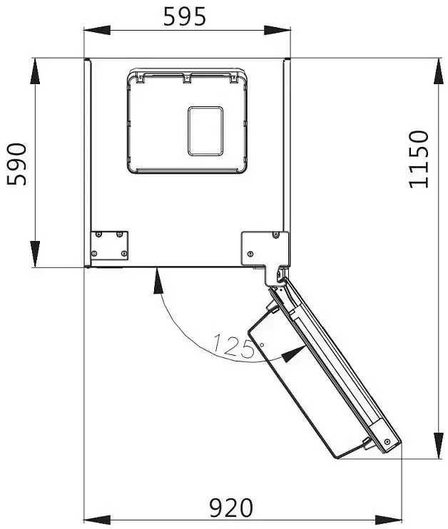 Холодильник Korting KNFC 62029 GN