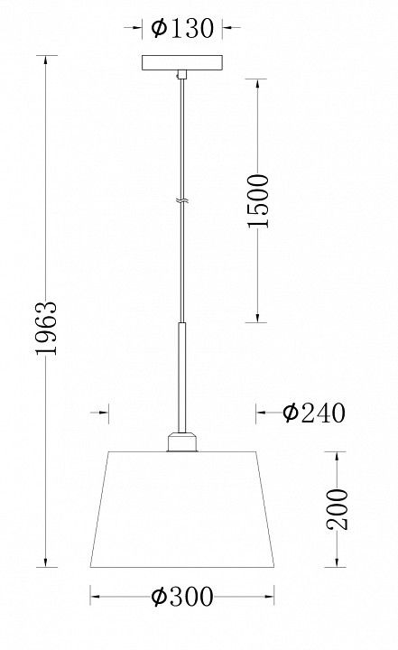 Подвесной светильник Freya Сэнди FR5119PL-01BS
