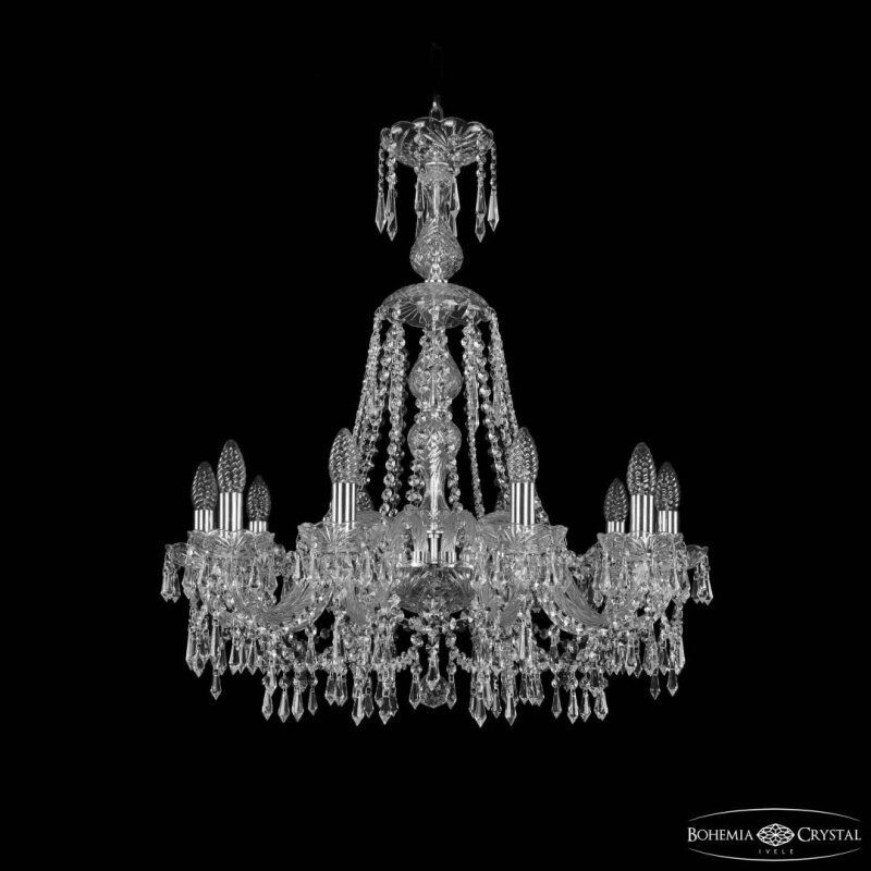 Подвесная люстра Bohemia Ivele Crystal 1403 1403/10/240/XL-75 Ni