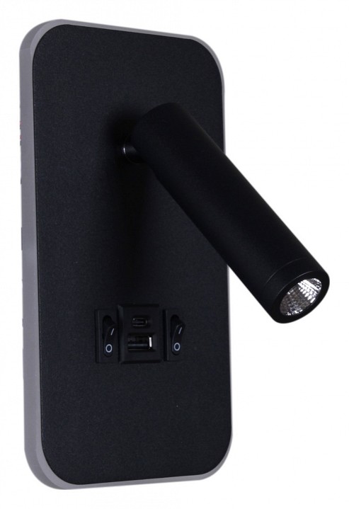 Бра Reluce 86204 86204-9.2-001KT LED12W+USB BK