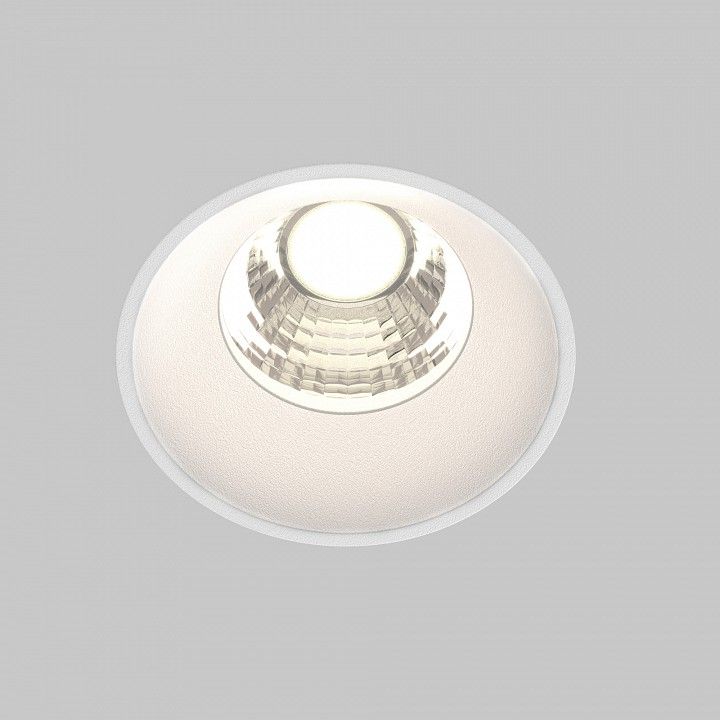 Встраиваемый светильник Maytoni Technical Раунд DL058-7W4K-TRS-W