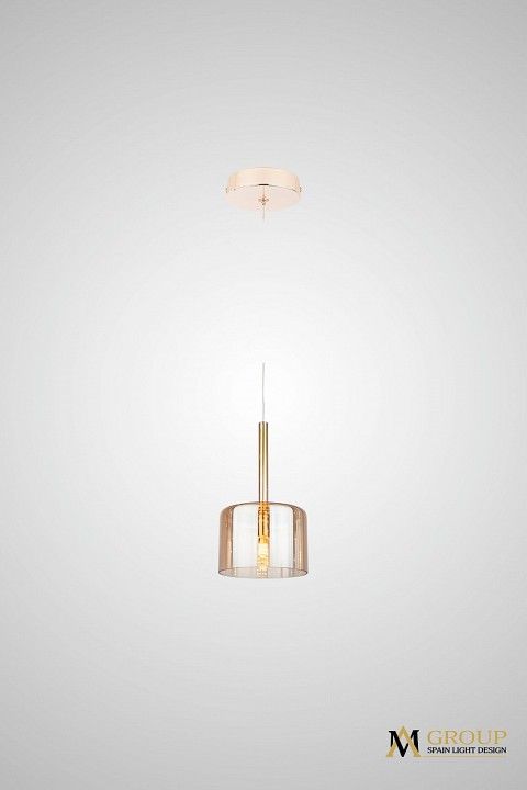 Подвесной светильник AM-Group AM355 AM355-D140 AMBER