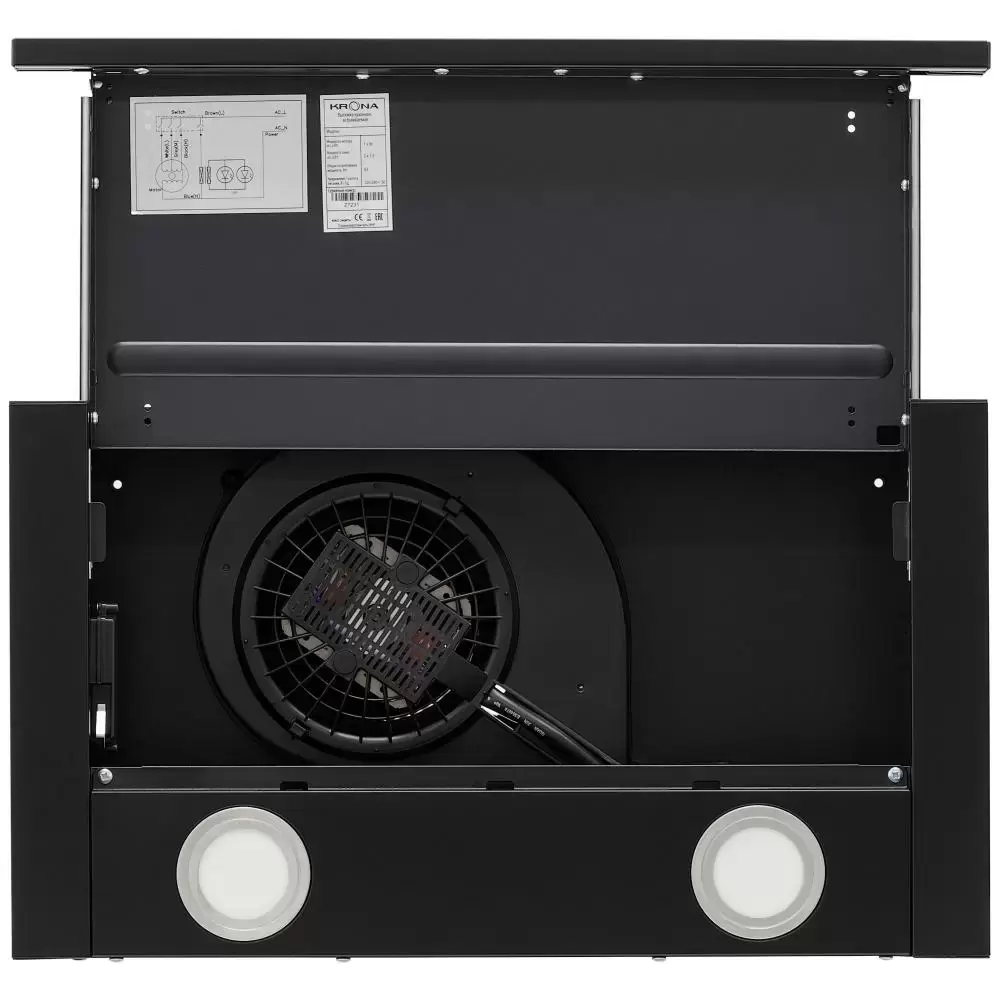 Встраиваемая вытяжка Krona KAMILLA T 500 BLACK