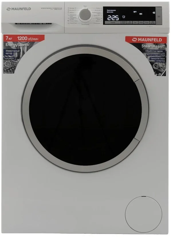 Стиральная машина Maunfeld MFWM127WH200 ST INVERTER SLIM