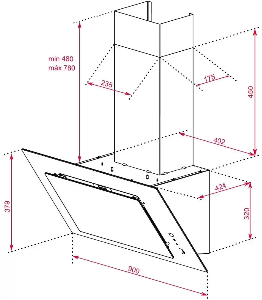 Вытяжка Teka DVT 98660 TBS BLACK