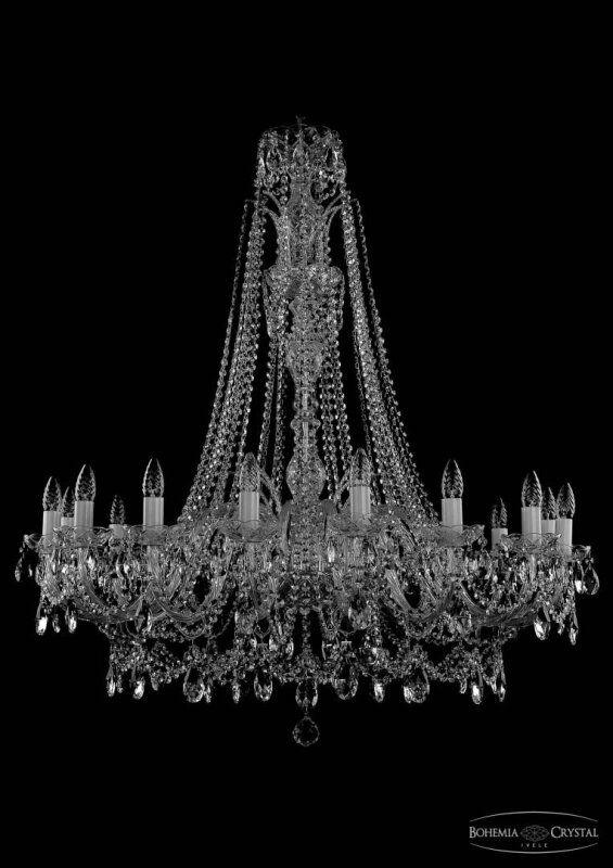 Подвесная люстра Bohemia Ivele Crystal 1411 1411/16/400/Xl-115 Ni