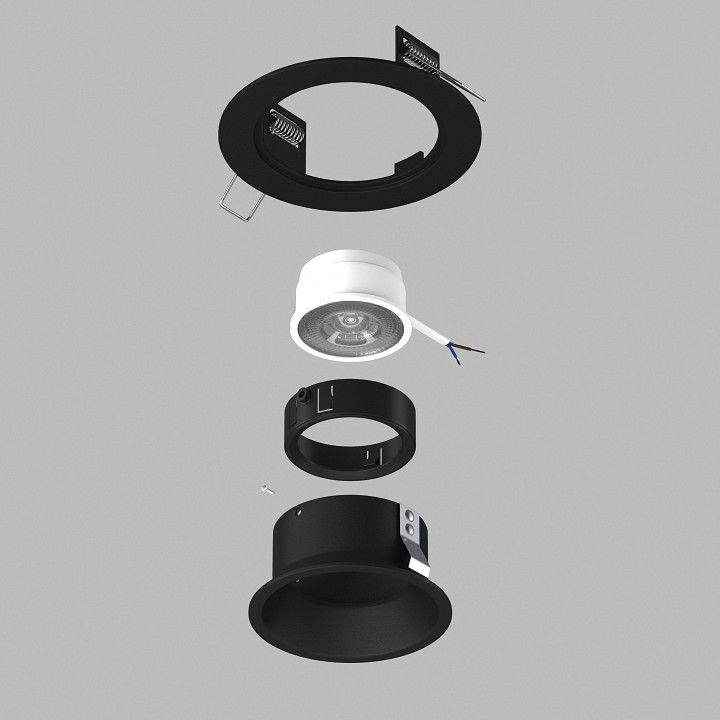 Встраиваемый светильник Lightstar Domino D61707BMOD