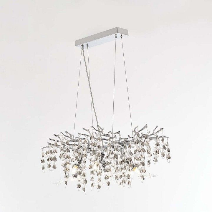 Подвесная люстра Arte Milano Веточка 230210.700.6.E14.H3 CB Clear-Smoky BUT-Clear