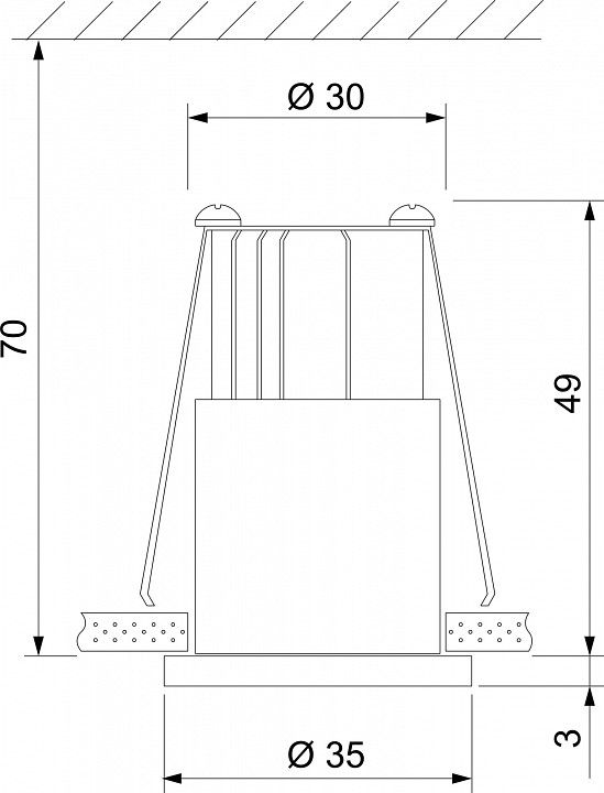 Встраиваемый светильник Elektrostandard 15269/LED a056020