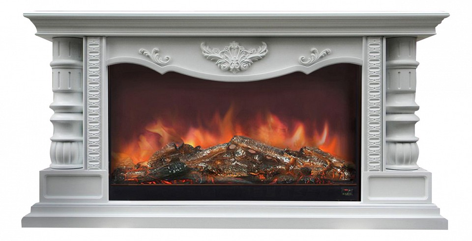 Комплект из электрокамина напольного и портала (146x42.5x88 см) Консул Premier S87 КО000005