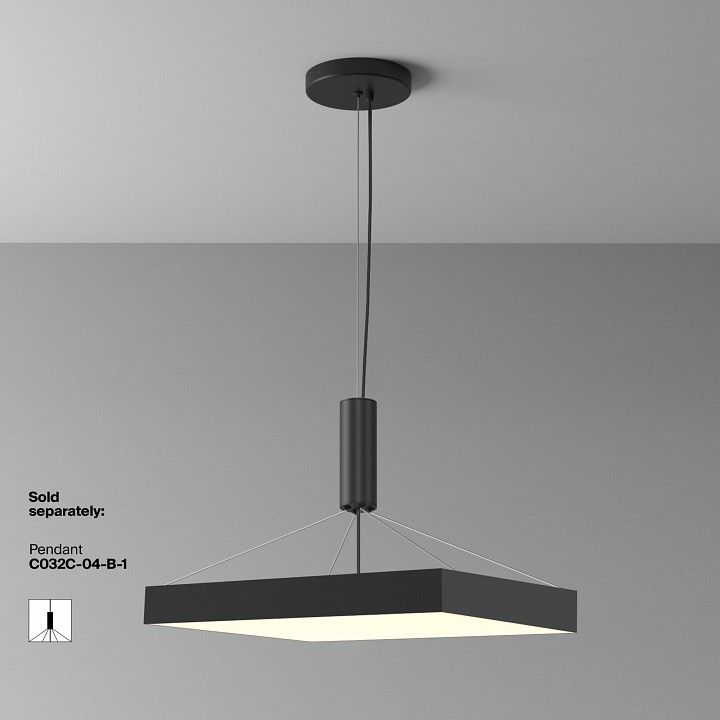 Накладной светильник Maytoni Technical Зон C032CL-90W3K-SQ-B