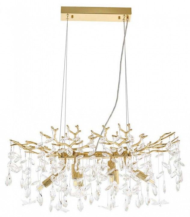 Подвесная люстра Arte Milano Веточка 230210.700.6.E14.D2 GD BUT-Clear