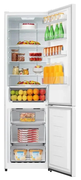 Отдельностоящий двухкамерный холодильник Gorenje NRK620161W4I