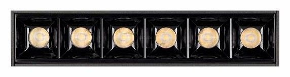 Встраиваемый светильник Arlight MAG-LASER-45-L160-6W Warm3000 (BK, 15 deg, 24V) 026935