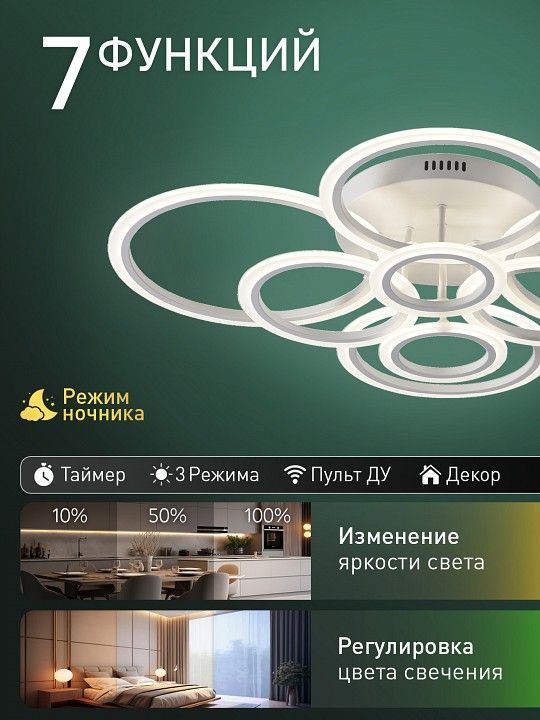 Потолочная люстра Natali Kovaltseva  LED LAMPS 81471