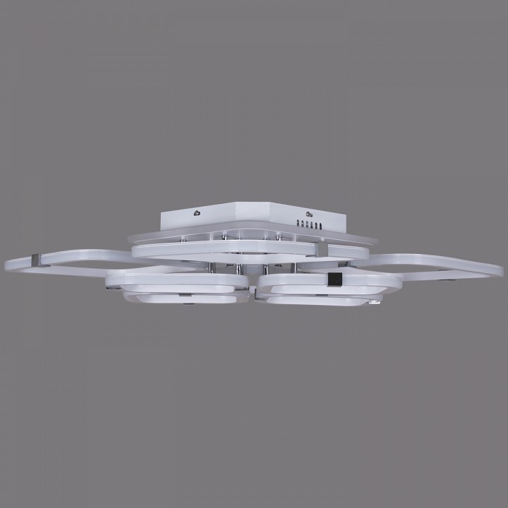 Потолочная люстра Reluce 6321 06321-3.3-4+4A WH+CR (RGB)