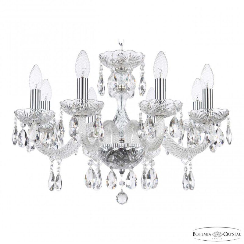Подвесная люстра Bohemia Ivele Crystal 117 117/8/195 Ni